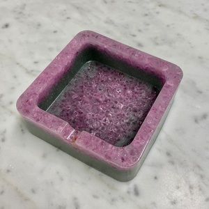 Handmade Geode Resin Ashtray